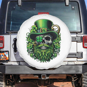 Irish Leprechaun Skull Spare Tire Cover St Patricks Day Party Gift TS12 No hole Black Print Your Wear