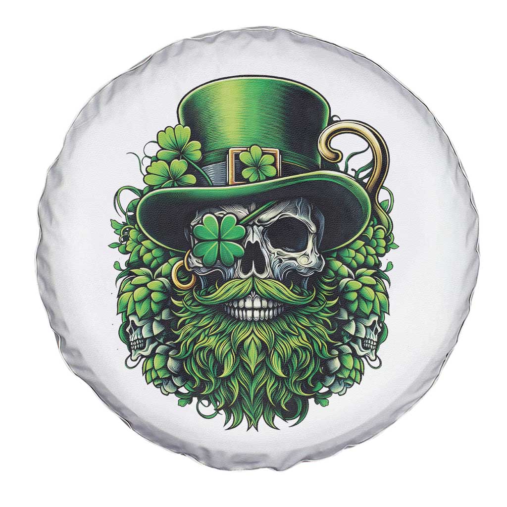 Irish Leprechaun Skull Spare Tire Cover St Patricks Day Party Gift TS12 Print Your Wear