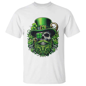 Irish Leprechaun Skull T Shirt St Patricks Day Party Gift