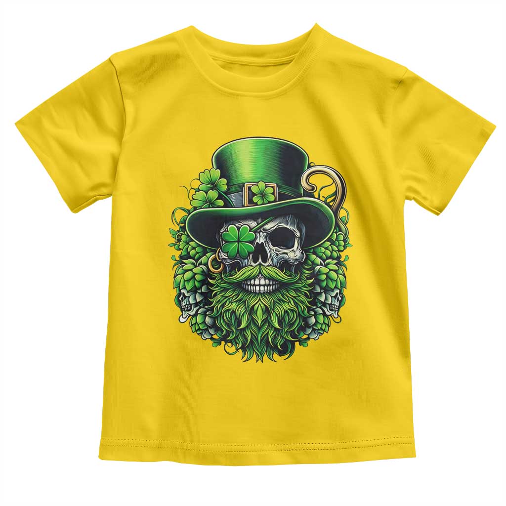 Irish Leprechaun Skull Toddler T Shirt St Patricks Day Party Gift TS12 Daisy Print Your Wear