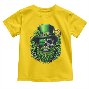 Irish Leprechaun Skull Toddler T Shirt St Patricks Day Party Gift TS12 Daisy Print Your Wear