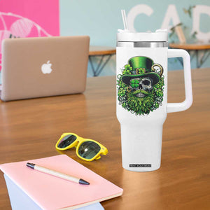 Irish Leprechaun Skull Tumbler With Handle St Patricks Day Party Gift TS12 Print Your Wear