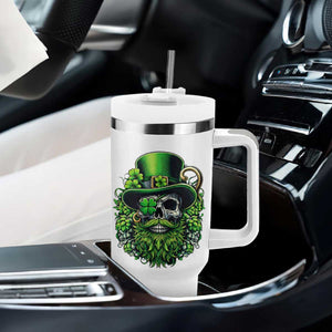 Irish Leprechaun Skull Tumbler With Handle St Patricks Day Party Gift TS12 Print Your Wear
