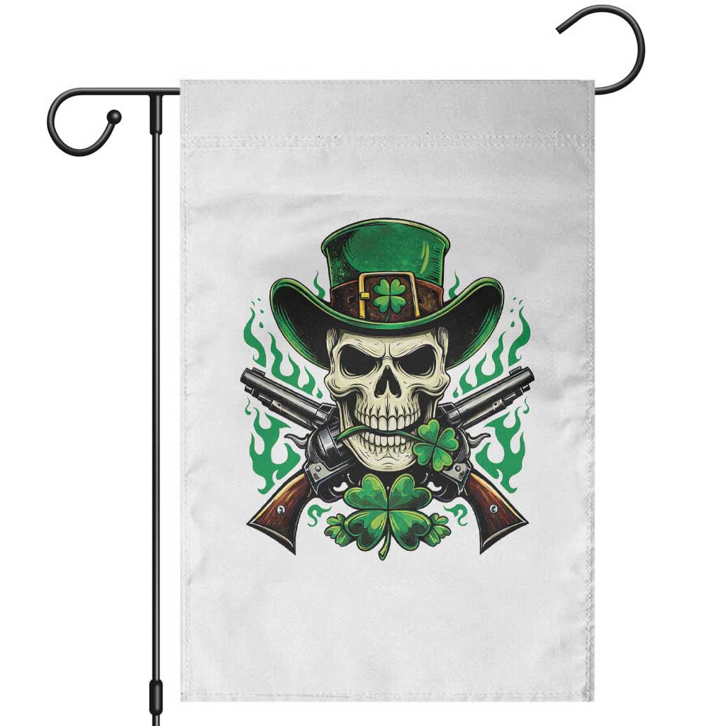 Irish Cowboy Skeleton Garden Flag St Patricks Day Party Gift TS12 Black Print Your Wear