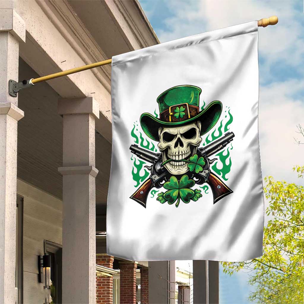 Irish Cowboy Skeleton Garden Flag St Patricks Day Party Gift TS12 Print Your Wear