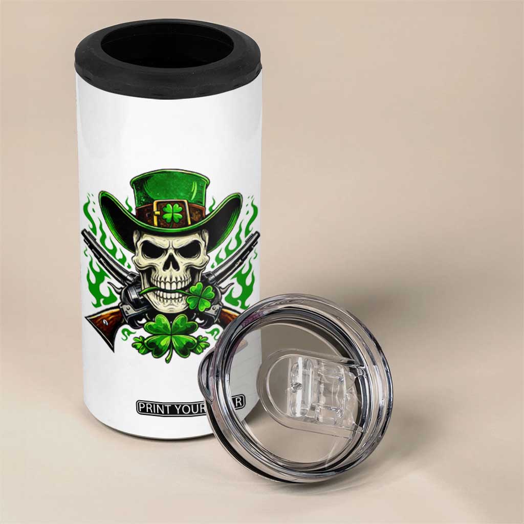 Irish Cowboy Skeleton 4 in 1 Can Cooler Tumbler St Patricks Day Party Gift TS12 Print Your Wear