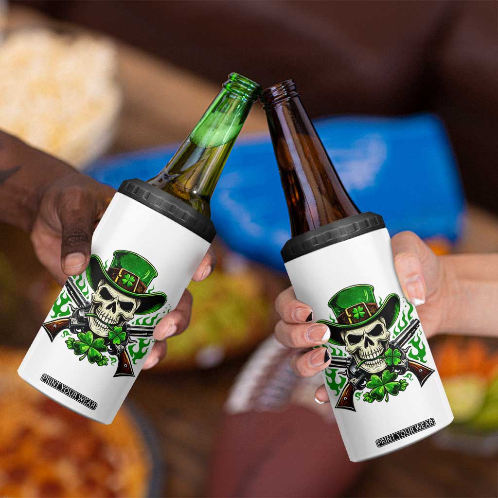Irish Cowboy Skeleton 4 in 1 Can Cooler Tumbler St Patricks Day Party Gift TS12 Print Your Wear