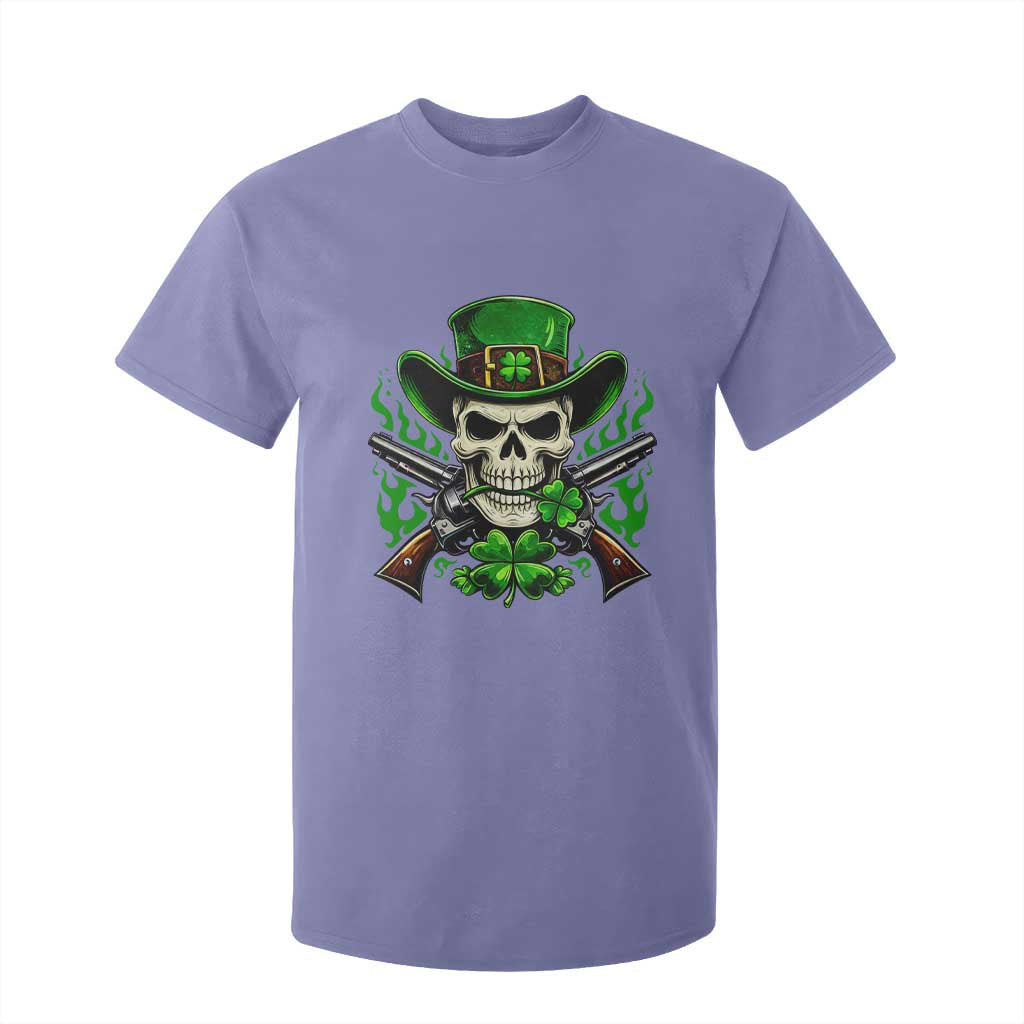 Irish Cowboy Skeleton T Shirt For Kid St Patricks Day Party Gift TS12 Violet Print Your Wear