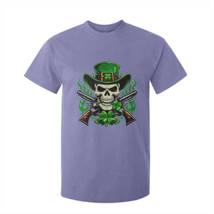 Irish Cowboy Skeleton T Shirt For Kid St Patricks Day Party Gift TS12 Violet Print Your Wear