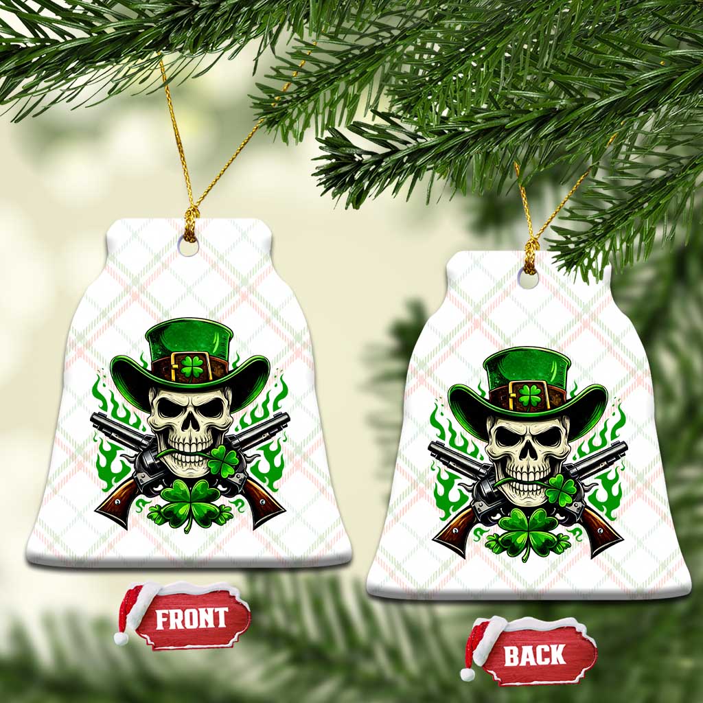 Irish Cowboy Skeleton Ceramic Ornament St Patricks Day Party Gift TS12 Print Your Wear
