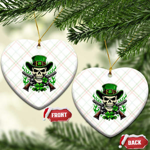 Irish Cowboy Skeleton Ceramic Ornament St Patricks Day Party Gift TS12 Print Your Wear