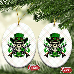 Irish Cowboy Skeleton Ceramic Ornament St Patricks Day Party Gift TS12 Print Your Wear