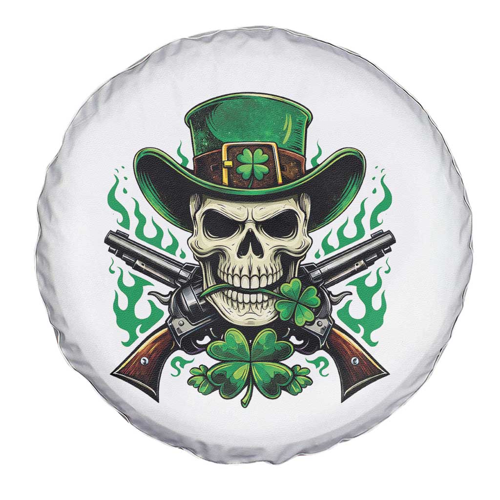 Irish Cowboy Skeleton Spare Tire Cover St Patricks Day Party Gift TS12 Print Your Wear