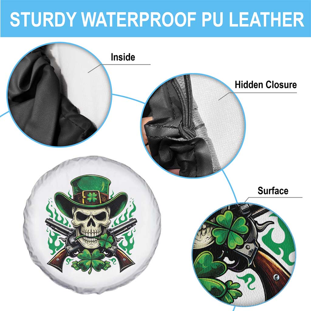 Irish Cowboy Skeleton Spare Tire Cover St Patricks Day Party Gift TS12 Print Your Wear