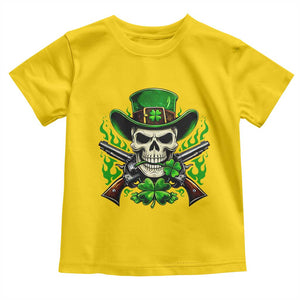 Irish Cowboy Skeleton Toddler T Shirt St Patricks Day Party Gift TS12 Daisy Print Your Wear