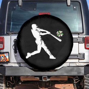 St Patricks Day Baseball Batter Spare Tire Cover Irish Sports Gift TS12 No hole Black Print Your Wear