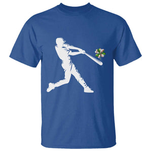 St Patricks Day Baseball Batter T Shirt Irish Sports Gift TS12 Royal Blue Print Your Wear