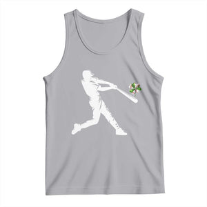 St Patricks Day Baseball Batter Tank Top Irish Sports Gift TS12 Athletic Heather Print Your Wear