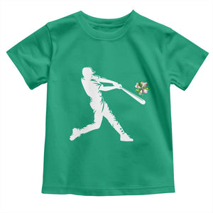 St Patricks Day Baseball Batter Toddler T Shirt Irish Sports Gift TS12 Irish Green Print Your Wear