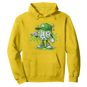 St Patricks Day Shamrock Baseball Player Gift Hoodie TS12 Daisy Print Your Wear