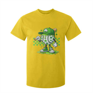 St Patricks Day Shamrock Baseball Player Gift T Shirt For Kid TS12 Daisy Print Your Wear