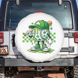 St Patricks Day Shamrock Baseball Player Gift Spare Tire Cover TS12 No hole White Print Your Wear