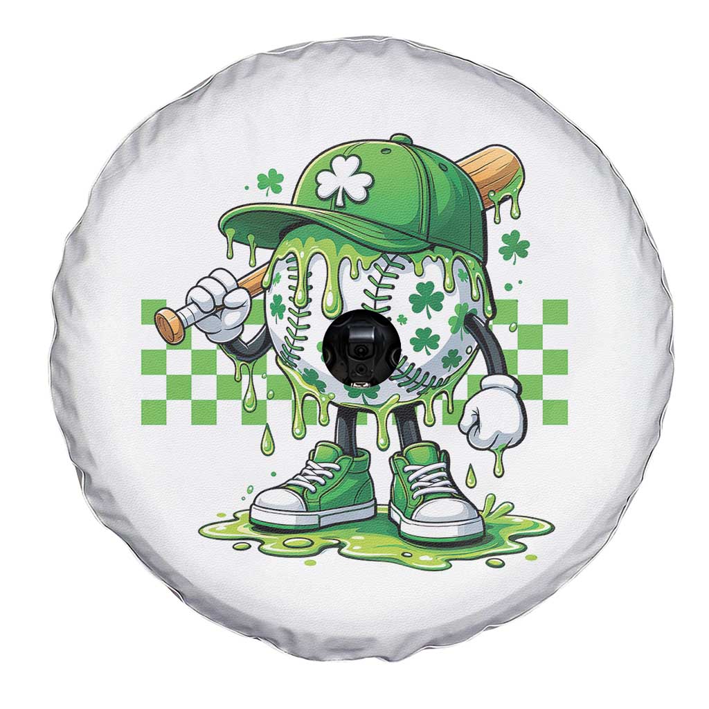 St Patricks Day Shamrock Baseball Player Gift Spare Tire Cover TS12 Print Your Wear