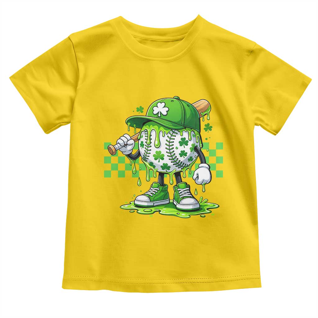 St Patricks Day Shamrock Baseball Player Gift Toddler T Shirt TS12 Daisy Print Your Wear