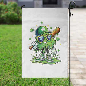Funny St Patricks Day Clover Baseball Player Gift Garden Flag TS12 Print Your Wear