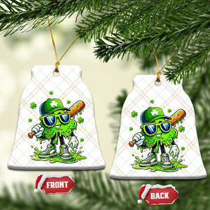 Funny St Patricks Day Clover Baseball Player Gift Ceramic Ornament TS12 Print Your Wear