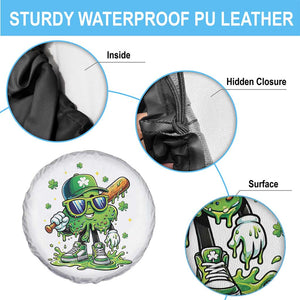 Funny St Patricks Day Clover Baseball Player Gift Spare Tire Cover TS12 Print Your Wear