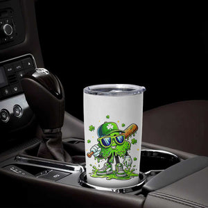 Funny St Patricks Day Clover Baseball Player Gift Tumbler Cup TS12 Print Your Wear