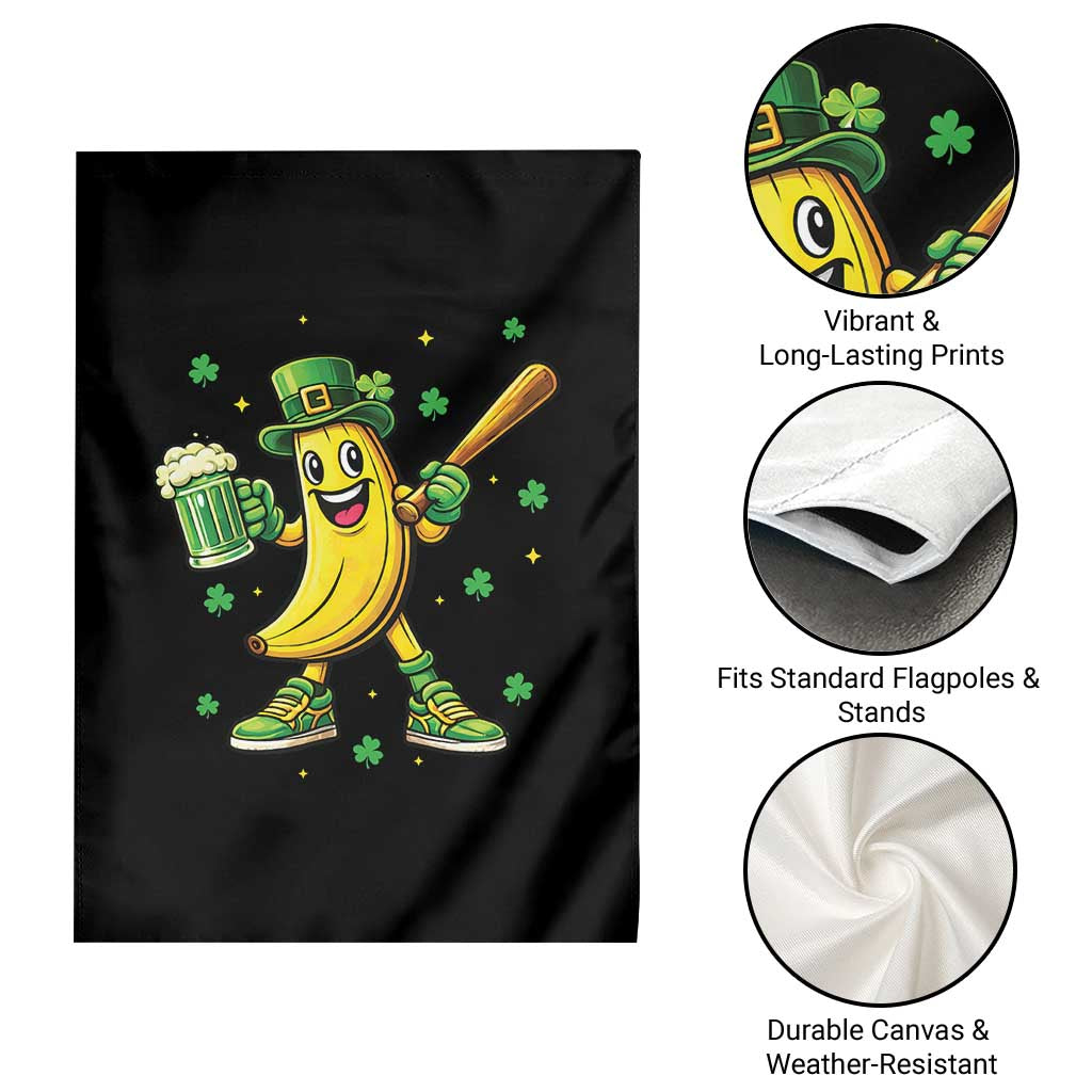 Funny Banana Baseball Player Gift Garden Flag St Patricks Day TS12 Print Your Wear