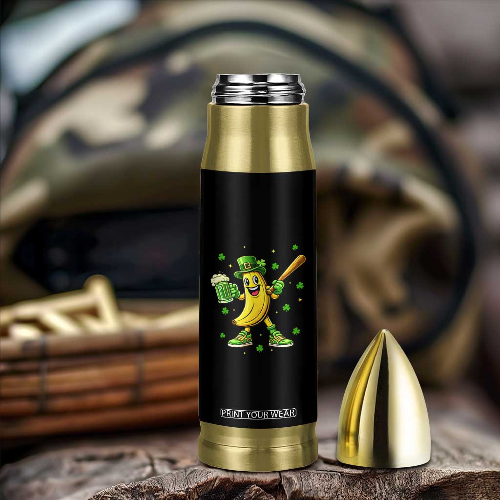 Funny Banana Baseball Player Gift Bullet Tumbler St Patricks Day TS12 Print Your Wear