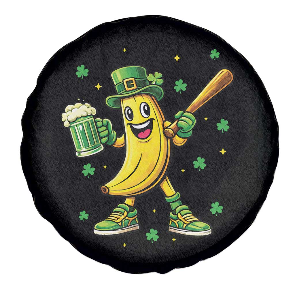 Funny Banana Baseball Player Gift Spare Tire Cover St Patricks Day TS12 Print Your Wear