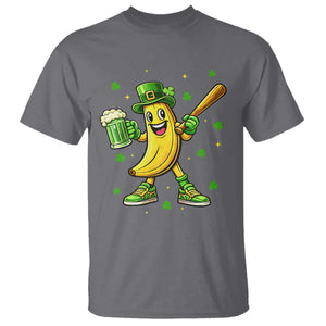 Funny Banana Baseball Player Gift T Shirt St Patricks Day