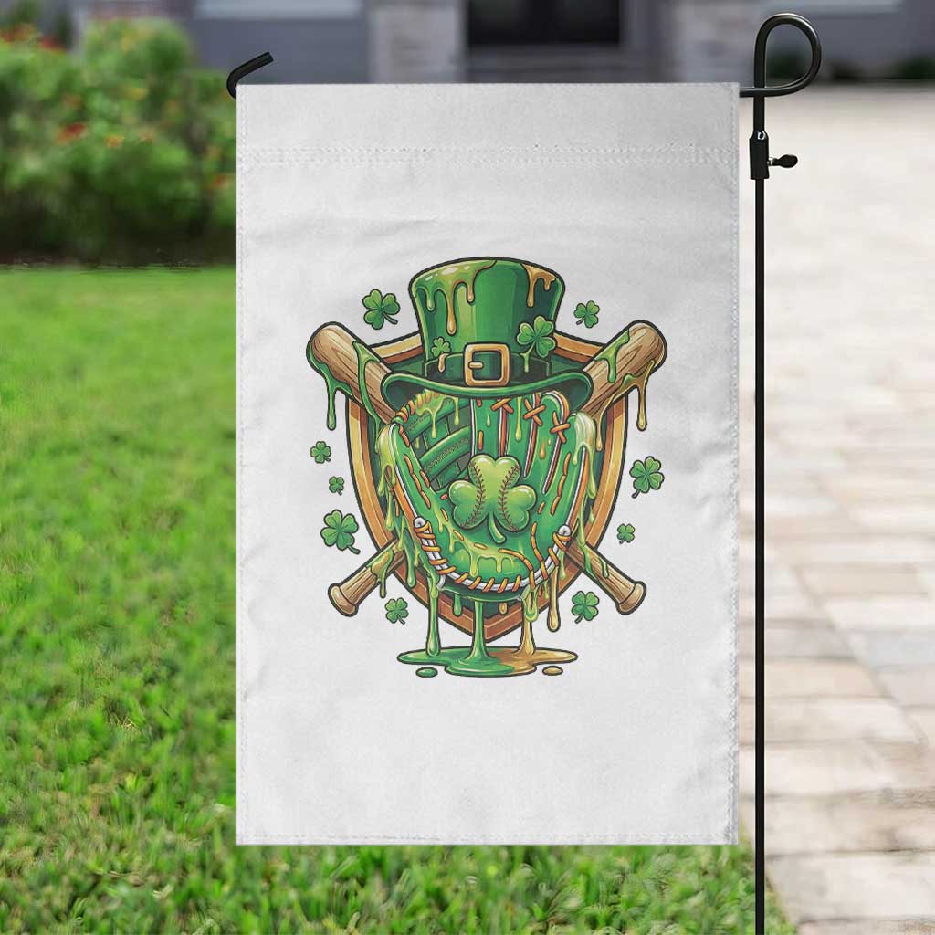 Slimy Shamrock Baseball Glove Garden Flag St Patricks Day Gift TS12 Print Your Wear