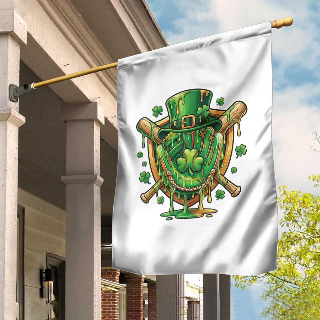 Slimy Shamrock Baseball Glove Garden Flag St Patricks Day Gift TS12 Print Your Wear