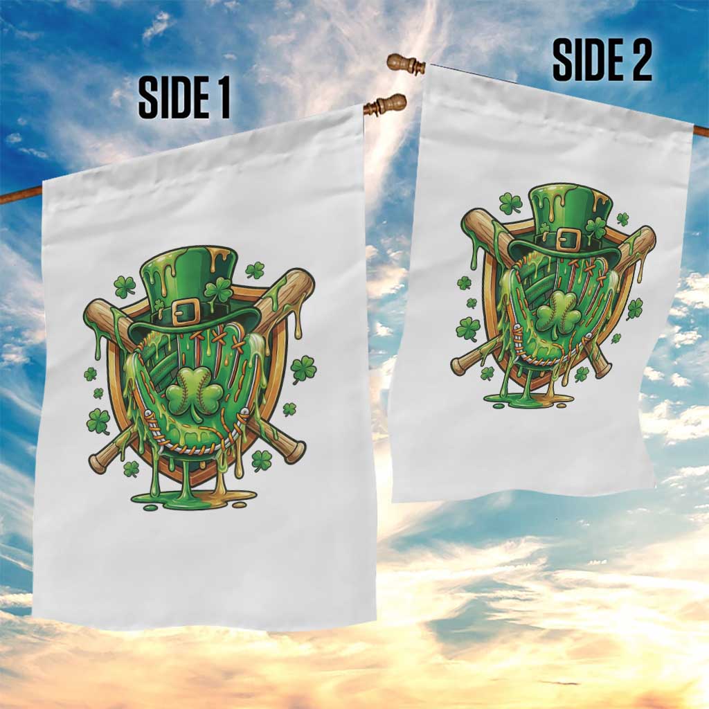 Slimy Shamrock Baseball Glove Garden Flag St Patricks Day Gift TS12 Print Your Wear