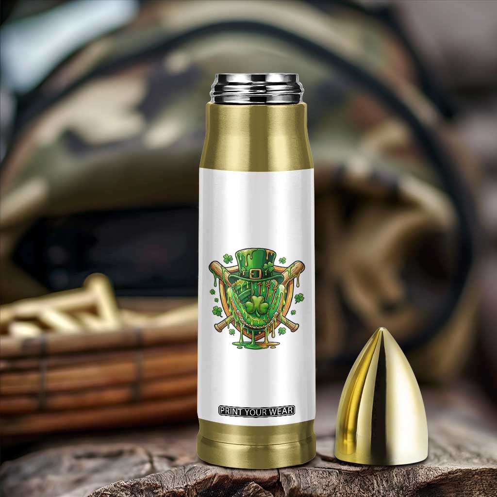 Slimy Shamrock Baseball Glove Bullet Tumbler St Patricks Day Gift TS12 Print Your Wear