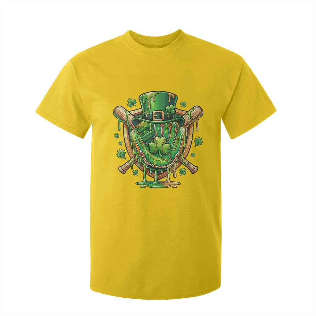 Slimy Shamrock Baseball Glove T Shirt For Kid St Patricks Day Gift TS12 Daisy Print Your Wear
