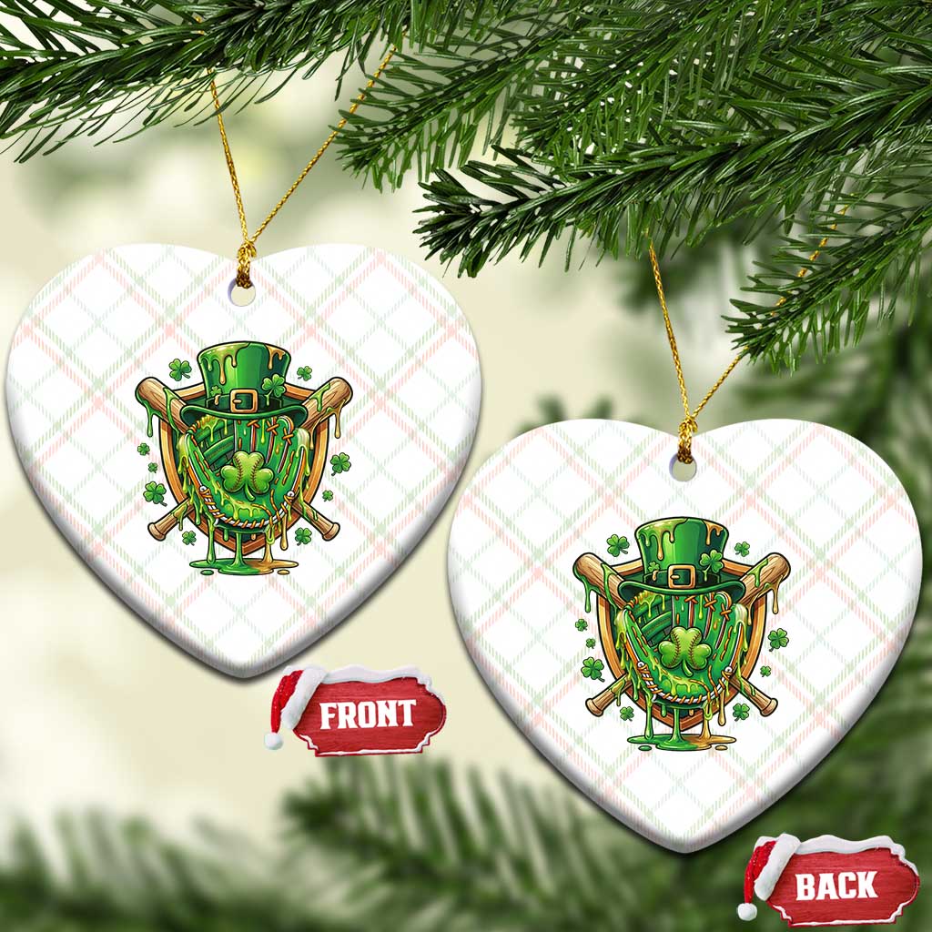 Slimy Shamrock Baseball Glove Ceramic Ornament St Patricks Day Gift TS12 Print Your Wear