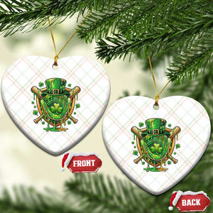 Slimy Shamrock Baseball Glove Ceramic Ornament St Patricks Day Gift TS12 Print Your Wear