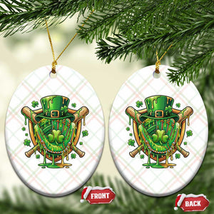 Slimy Shamrock Baseball Glove Ceramic Ornament St Patricks Day Gift TS12 Print Your Wear