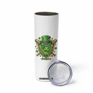 Slimy Shamrock Baseball Glove Skinny Tumbler St Patricks Day Gift TS12 Print Your Wear