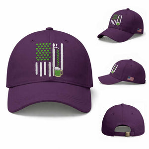 St Patricks Day Irish American Pride Gift Baseball Cap TS12 Baseball Cap Universal Fit Purple Print Your Wear