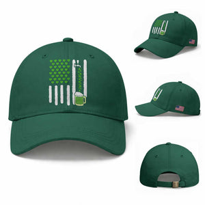 St Patricks Day Irish American Pride Gift Baseball Cap TS12 Baseball Cap Universal Fit Irish Green Print Your Wear
