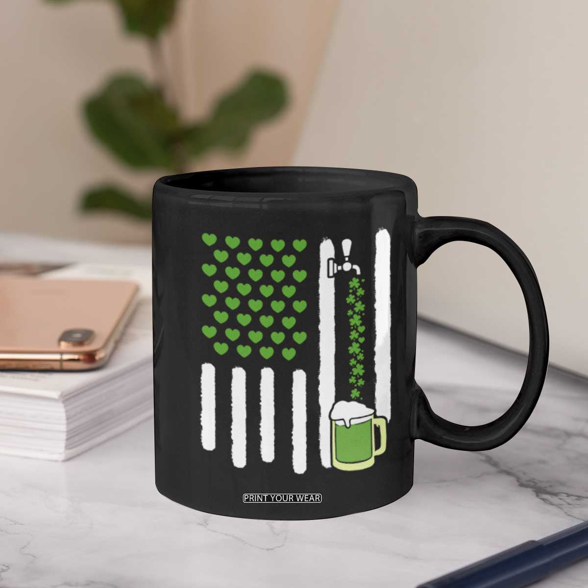 St Patricks Day Irish American Pride Gift Coffee Mug TS12 Print Your Wear