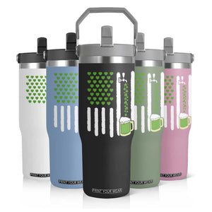 St Patricks Day Irish American Pride Gift Flip Straw Tumbler TS12 Print Your Wear