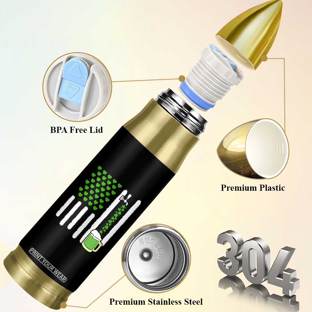 St Patricks Day Irish American Pride Gift Bullet Tumbler TS12 Print Your Wear